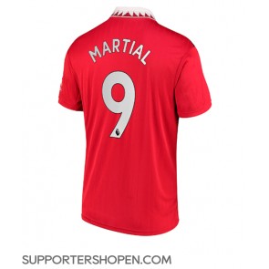 Manchester United Anthony Martial #9 Hemma Matchtröja 2022-23 Kortärmad